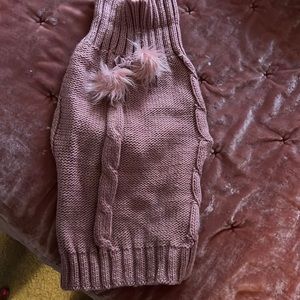 Dog Sweater with bow.